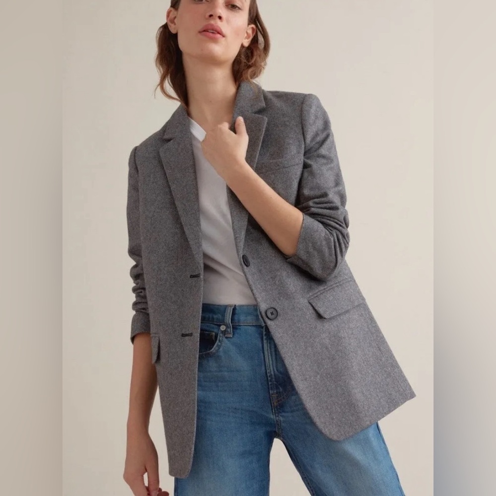Wool Herringbone Everlane Blazer